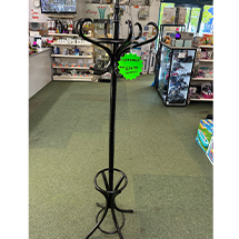 Costway Black Floor Standing Coat Rack